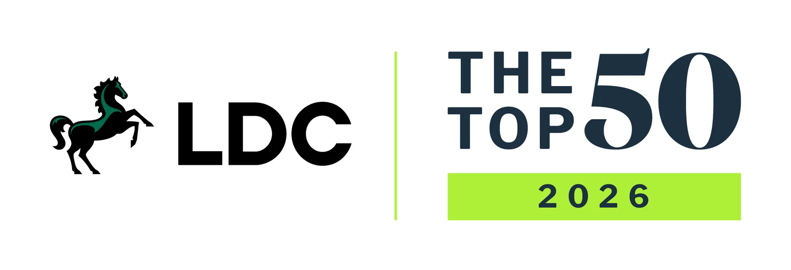 The LDC Top 50 2026 logo